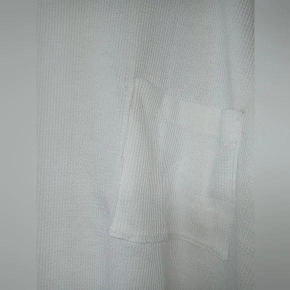 NWOT White Birch waffled T-shirt size small oversized - Picture 4 of 5